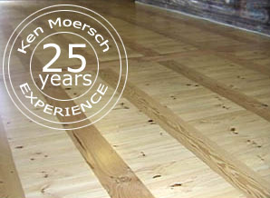 35 years of experience for Ken Moersch of All Hardwood floor ltd of Coquitlam BC-Vancouver gymnasium hardwood floor sanding and finsihng, hardwood floor master craftsmen, talented artist hardwood floor refinishing