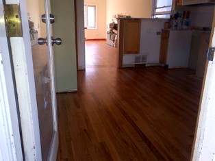 vancouver kitchen floor number one common red oak select t and g hadwood one day finish after sanding the floors with bacca and poly