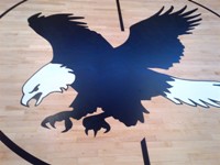 eagles logo hand painted by ken moersch 2014 vancouver