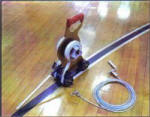 the original game circle tape machine on the game court markings page