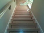 craftsmen special walnut and select red oak pre made stairs solution to high visiblity