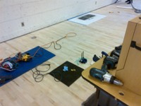 coquitlam gymnasium broken floor mount socket repair floor plate resetting